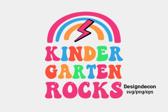 Cute Kindergarten Rocks Svg