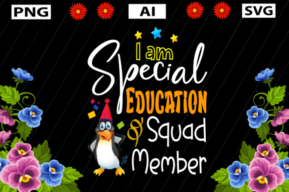 I Am Special Education Squad Member Graphics and Crafts