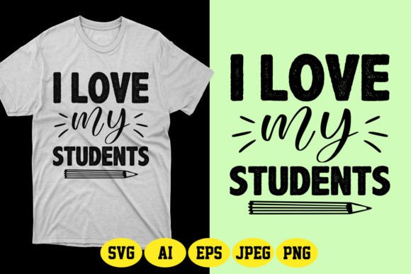 I Love My Students SVG Graphics