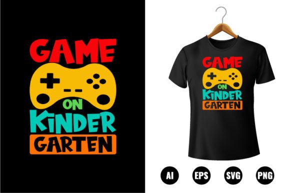 Kindergarten Game T-Shirt Design Graphics