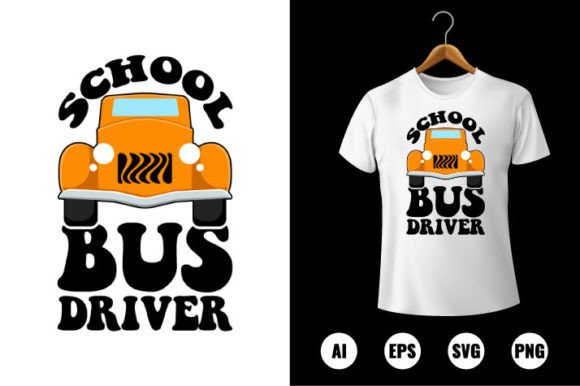 School Bus Driver T-shirt Design