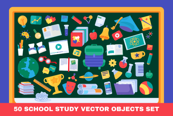 School Study Set: Graphics for Creative Projects