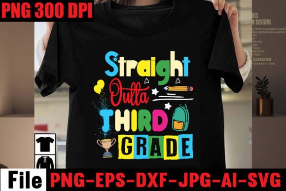 Straight Outta Third Grade Graphics