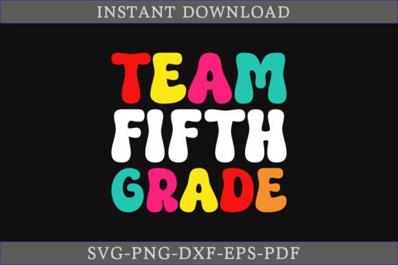 Team Fifth Grade T-shirt Design